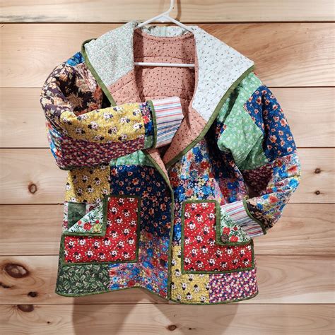 First Handmade Quilted Coat Quilt Jacket - Maine Quilt Company