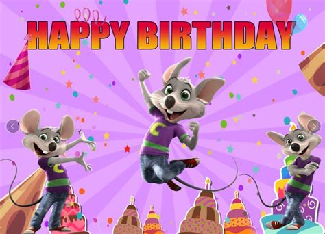 Happy Birthday Chuck E Cheese Party Decoration | Ubuy India