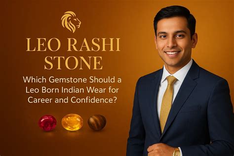 Leo Rashi Stone: Which Gemstone Should a Leo Born Indian Wear for Care ...
