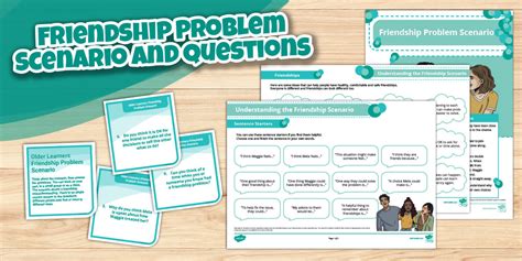 Older Learners: Friendship Conflict Scenarios and Questions