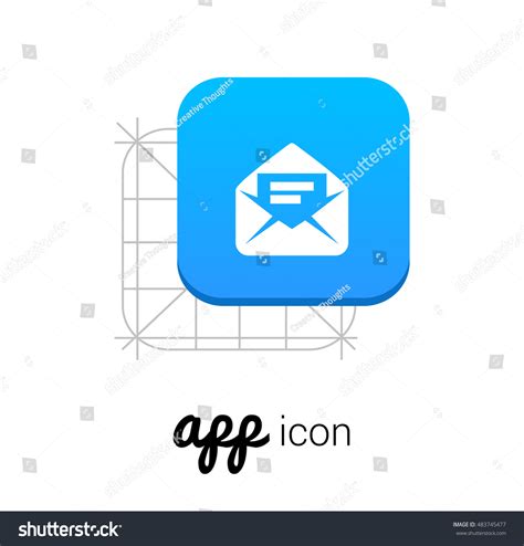 Image result for Blue Mail App Icon