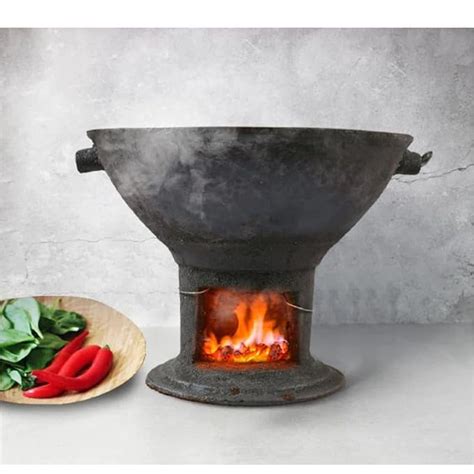 SK Metals Manual Kummuti Aduppu or Stove (Grey, Medium, Iron) : Amazon ...