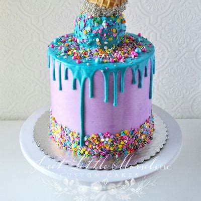 Sharp & Smooth Buttercream Cake Decorating Class - Ice Cream Theme ...
