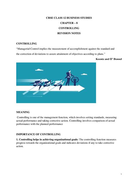 Class 12 Chapter 8 Business Studies Revision Notes - CBSE CLASS 12 ...