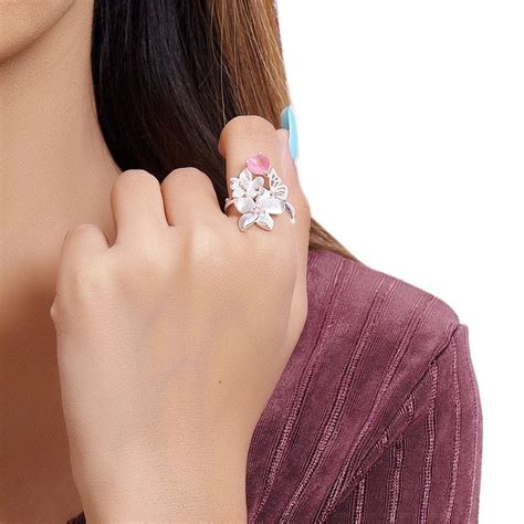 Buy Voylla Love Paradise Classy Statement Ring Online