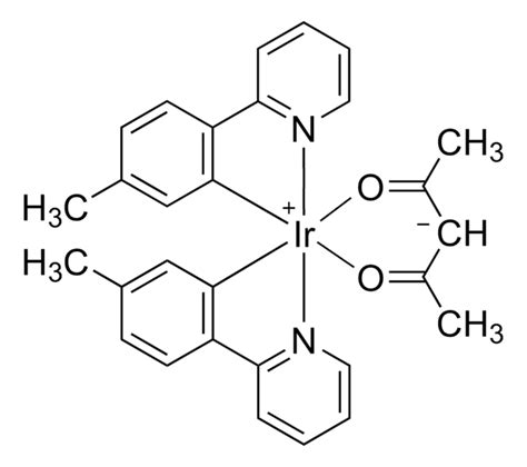 Bis 5-methyl-2-(2-pyridinyl-N)phenyl-C (2,4-pentanedionato-O2,O4 ...