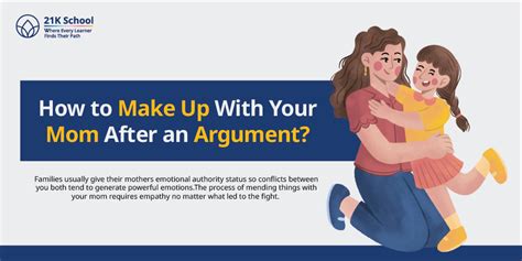 The Right Way to Make up After a Fight