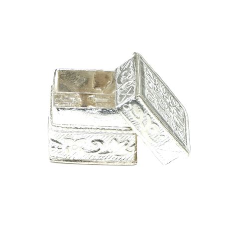 Pure Silver Dibbi Honey Container | Red Book Remedy Sindur Box Gift ...