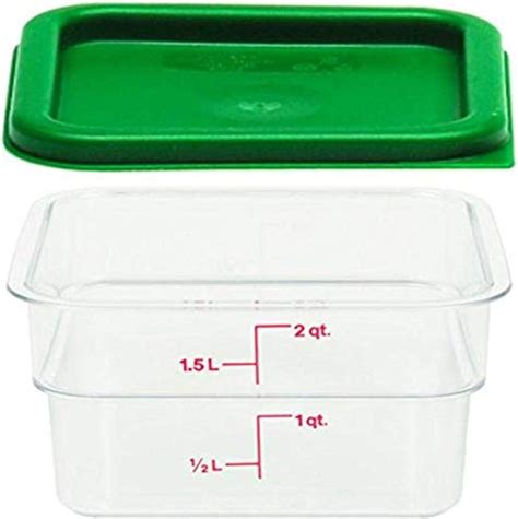 Amazon.com: Cambro RFS6PP190 Camwear 6-Quart Round Food Storage ...
