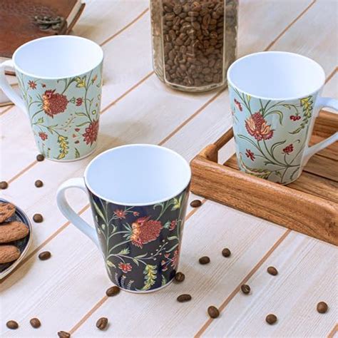 Buy The Desi Monk Most Beautiful Flower Printed White Mug with Print ...