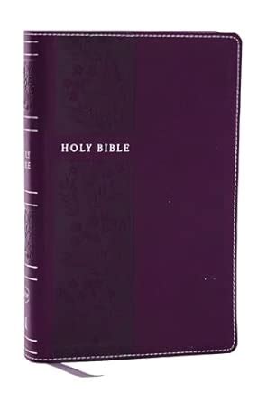 Buy Holy Bible: New King James Version, Purple, Leathersoft, Personal ...