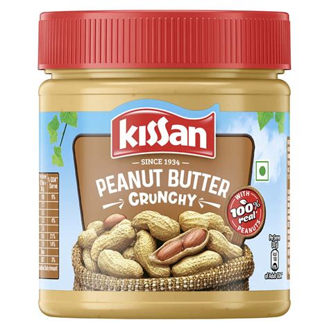 Kissan Crunchy Peanut Butter | High Protein | with Perfectly Real ...