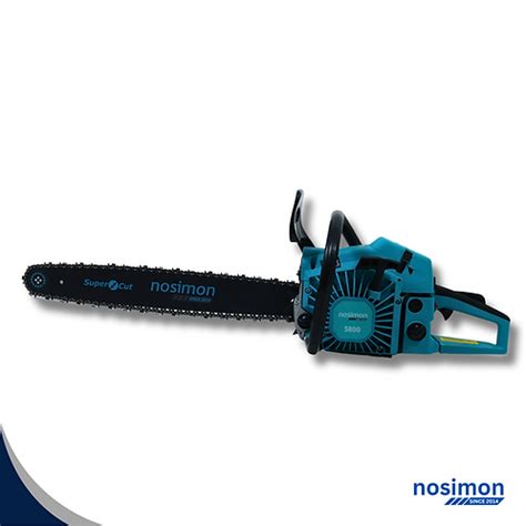 Nosimon 58cc Chain Saw 18 Inch with Powerful Petrol Engine, 2-Stroke ...