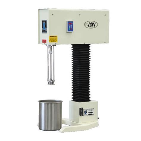 Rotor-stator disperser - HSM series - ROSS Mixers - high-shear / batch ...