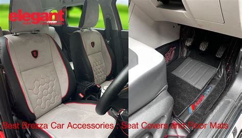Best Brezza Car Accessories: Seat Covers and Floor Mats – Elegant Auto ...