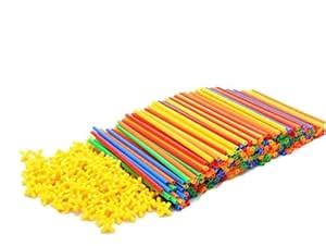 Heer Industries Colorful Plastic Straws & Connectors Building ...