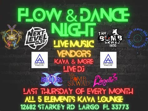 Flow/Dance Night & Night Market With The Bomb Skwad Radio , All 5 ...