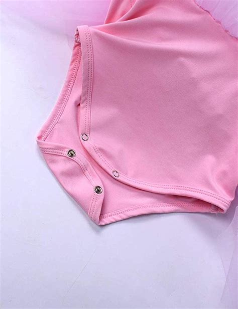 Buy HAXICO Little Girls Long Sleeve Tutu Leotard Skirt Fluffy 4-Layers ...