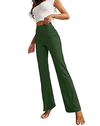 Buy SWADESI STUFF Women's High-Waisted Pant Bell Bottom Trendy Retro ...
