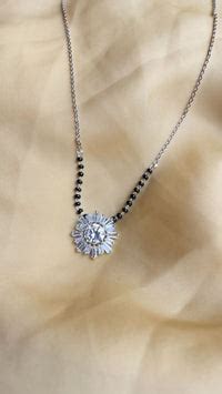 Thumbnail for Silver American Diamond Mangalsutra