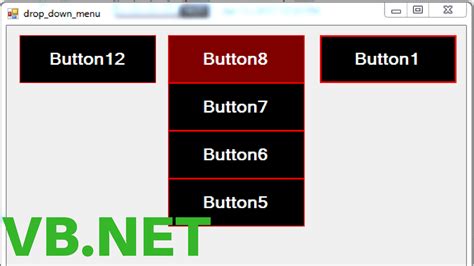 Image result for VB.NET Pop Up Menu
