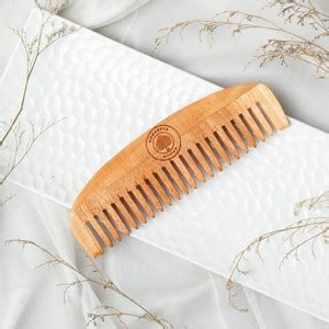 Ayurveda Amrita Neem Wood Detangle Comb for Stimulating Hair Growth ...