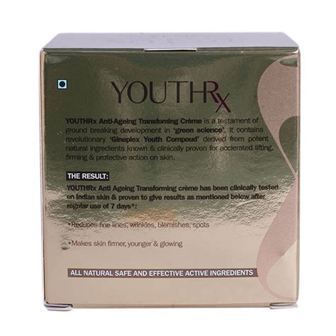 Lotus Herbals YouthRx Anti-Ageing Transforming Cream, 50 gm Price, Uses ...