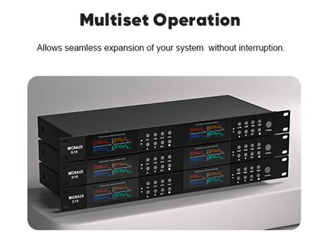 Wireless Microphone System Pro 8 Channel Uhf Mics Set Metal ...