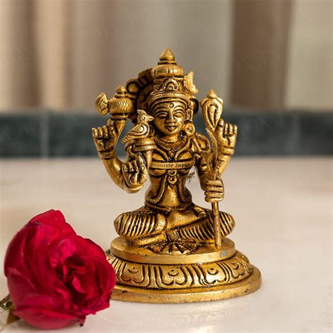 Buy Brass Superfine Meenakshi Idol Online in India - Mypoojabox.in
