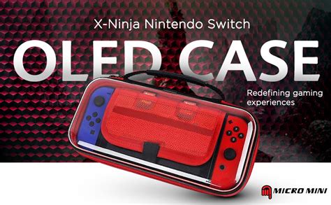 MICROMINI X-Ninja Carrying Case for Nintendo Switch OLED – Transparent ...
