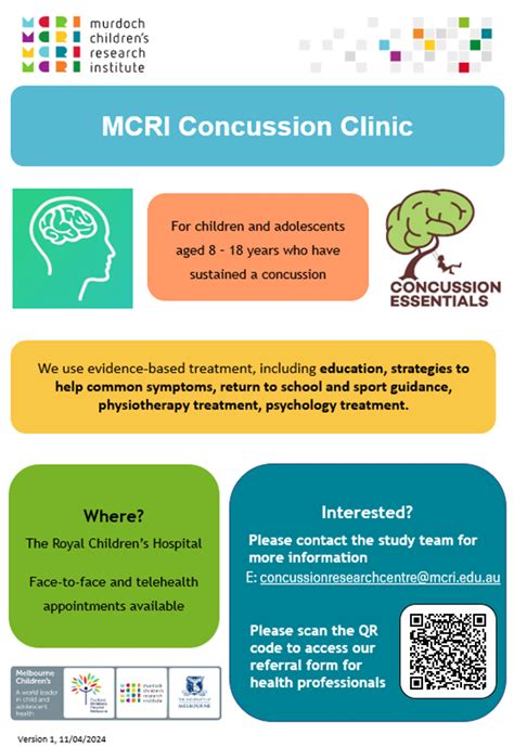MCRI Concussion Clinic | HeadCheck Concussion App