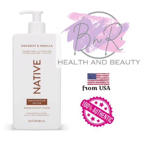 Native Body Lotion Contains Naturally Derived Plant-Based Moisturizers ...