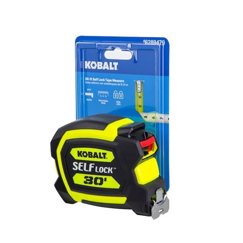 Kobalt Self Lock 30-ft Auto Lock Tape Measure in the Tape Measures ...