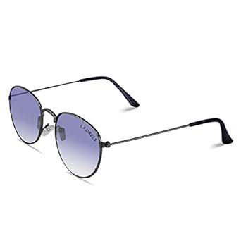 Buy Laurels Royal UV Protected Oval Shaped Unisex Sunglasses - Blue ...