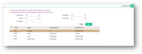 How to delete employee record/s. : Help Center
