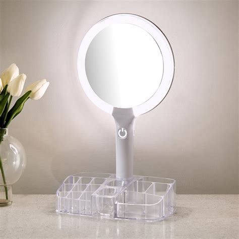 Buy Orion Carnival Double Sided LED Mirror with Makeup Organiser from ...