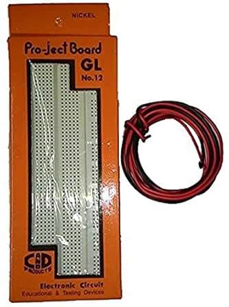 INDIAS HEART Electronics Breadboard with Connecting Wires (White ...