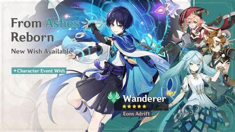 Genshin Impact 3.3 Patch Notes: Wanderer Banner, Events, And New Features