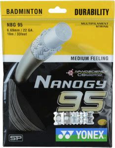 YONEX NANO GY 95 GRAPHITE 0.69 Badminton String - 10 m - Buy YONEX NANO ...