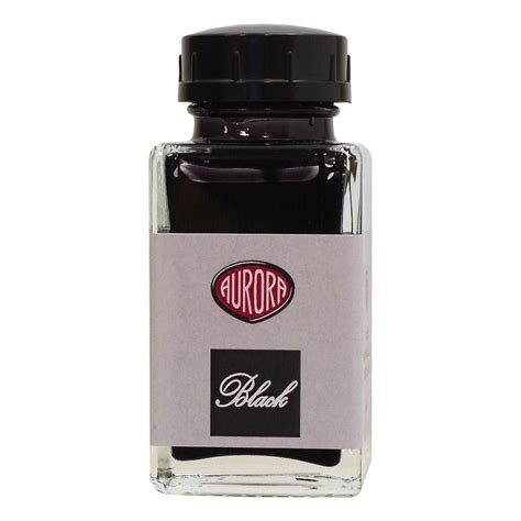 AURORA Bottle Ink 125-N Black 45Ml Regular Imported Goods : Amazon.in ...