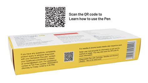Semasize Plus-2.4mg (9.6mg/3ml) Disposable Pen Solution for Injection 1 ...