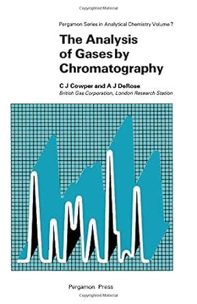 Buy Analysis of Gases by Chromatography Book Online at Low Prices in ...
