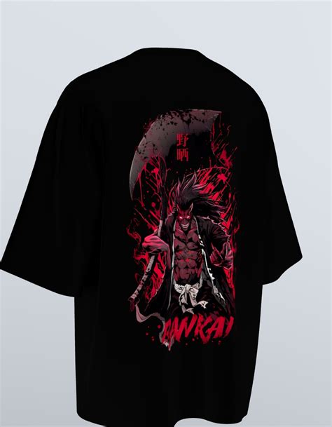 Oversized Anime T-Shirt Level 1 : Kenpachi Bankai – Dopamine Store
