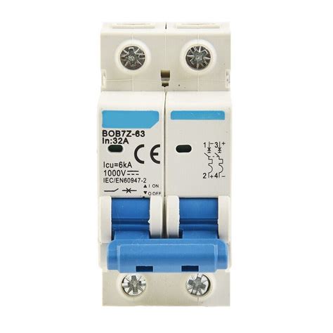 DC Miniature Circuit Breaker 2-Pole 1000V,32Amp | Ubuy India