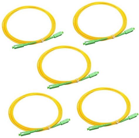 Corslet Fiber Optical Cable 5 m Optical Fiber Patch Cord SCAPC-SC/APC ...
