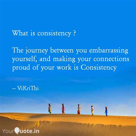 What is consistency ? Th... | Quotes & Writings by Thoughts Of A ...