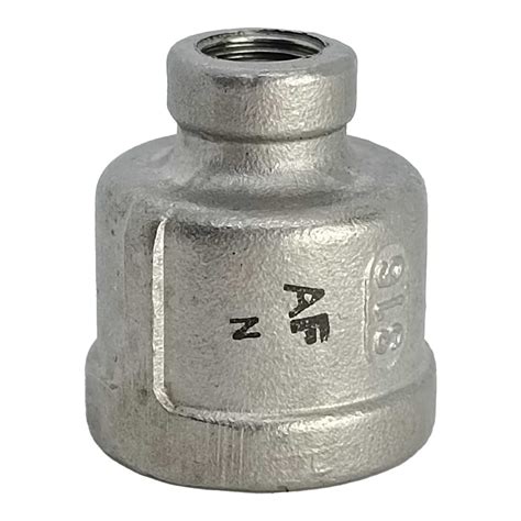 AF Hydro Stainless Steel SS316 Reducing Coupling Pipe Fitting, 1 1/4 ...