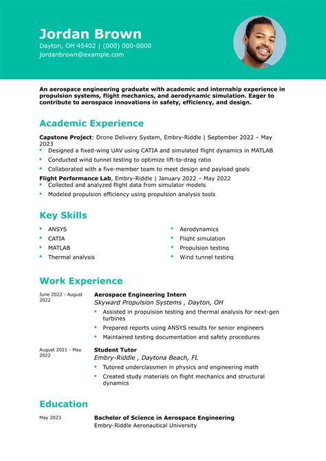 Engineering Internship Resume Examples 的图像结果
