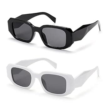 Buy ARZONAI Combo Pack of 2 Square Sunglasses Woman Vintage Retro Sun ...