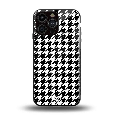 Houndstooth Classic Phone Cover for Iphone 13 Pro Max | Glass Case ...